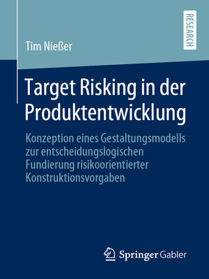 cover image of Target Risking in der Produktentwicklung